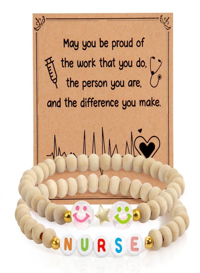 Bluckincle Nurse Bracelet Gifts,Nurse Appreciation Gifts,Nurses Week Gifts for Nursing School Student Medical Assistant Rn Practitioner Lpn Nicu for Graduation Thank You Motivational Inspirational - Image 1